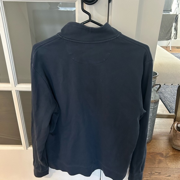 Vineyard Vines Shep Saltwater 1/4 Zip Pullover navy blue size men’s small - Picture 4 of 5